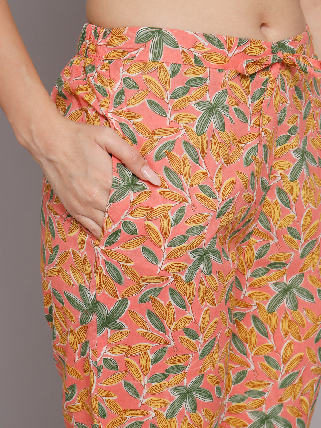 Floral Printed Kaftan Co-Ord Set