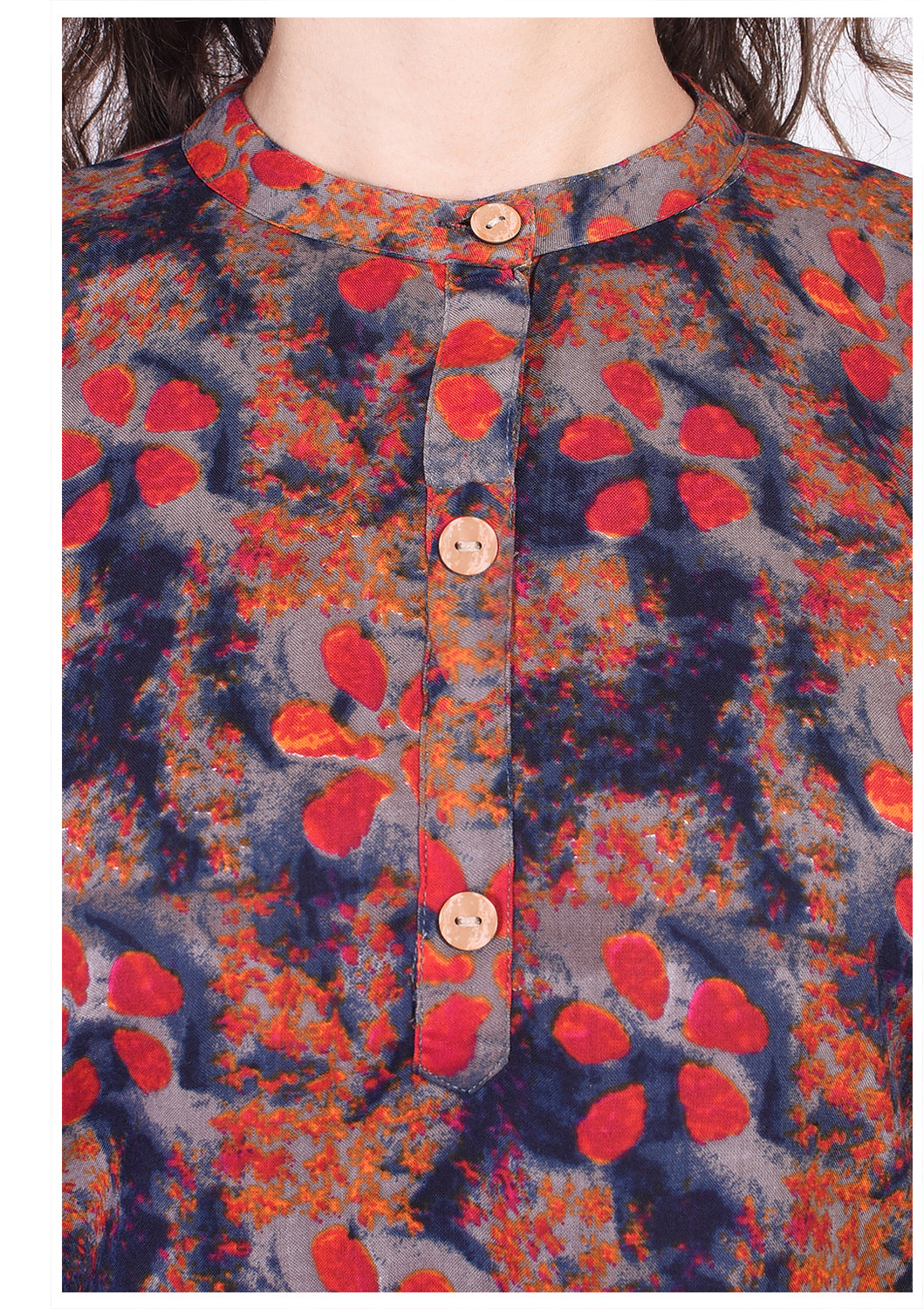 Casual Regular Sleeve Printed Soft Fabric Floral Top
