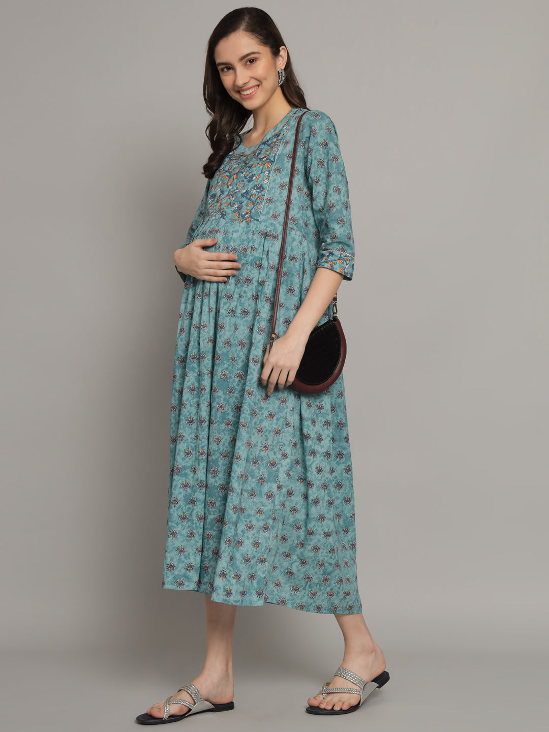 Night Dress For Pregnant Ladies | Maternity Feeding Gowns For Women ...